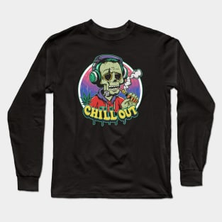 Zombie Hip-Hop Harmony: Street Style Edition Long Sleeve T-Shirt